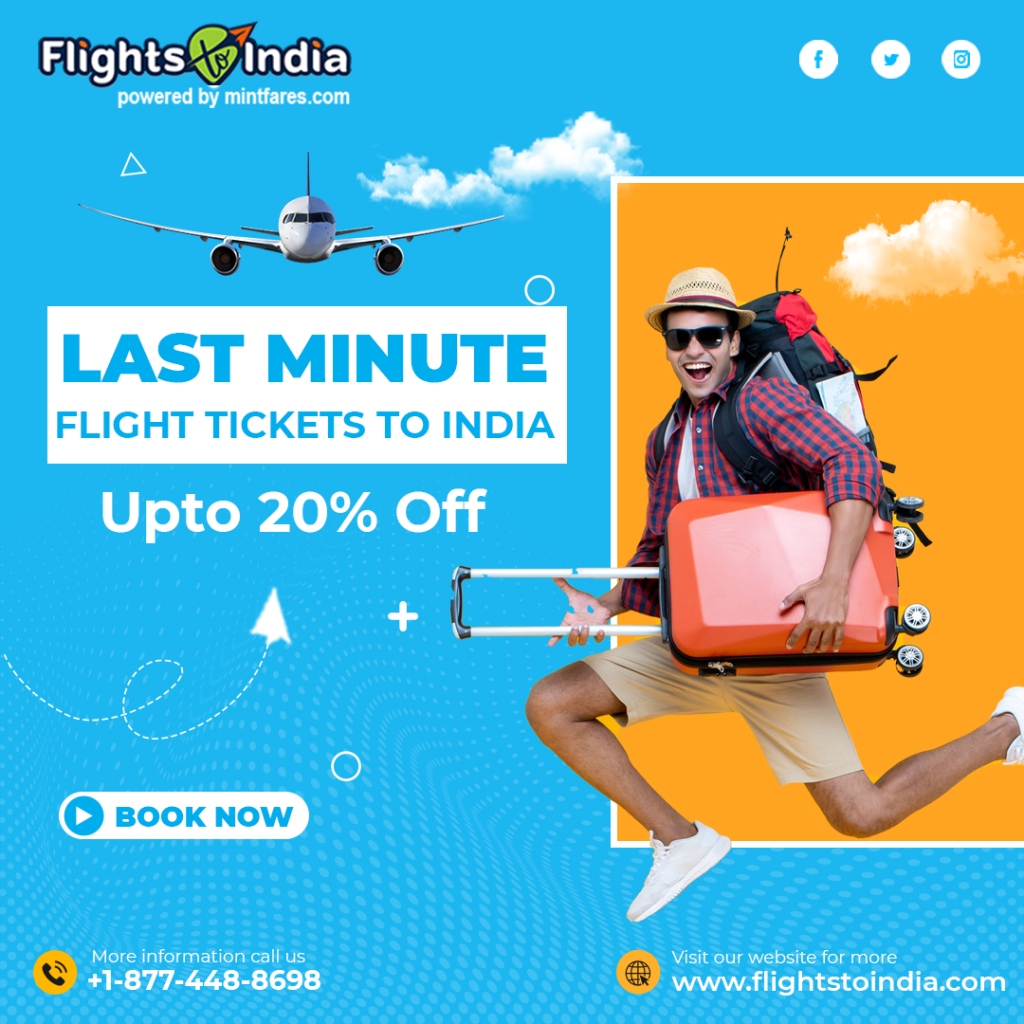 FlightsToIndia is your leading travel partner that is serving thousands of people. We are here to provide you all the best deals and exciting offers that will definitely help you in all your flight bookings. Here are some top tips that will definitely help you to grab such cheap last minute flight tickets to India.